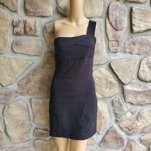 DEB | One Shoulder Little Black Party Dress